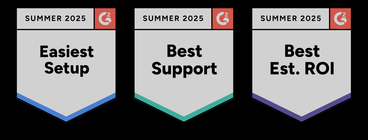 Shorthand has been awarded G2 badges for 'Easiest Setup', 'Best Support', and 'Best Estimated ROI'.