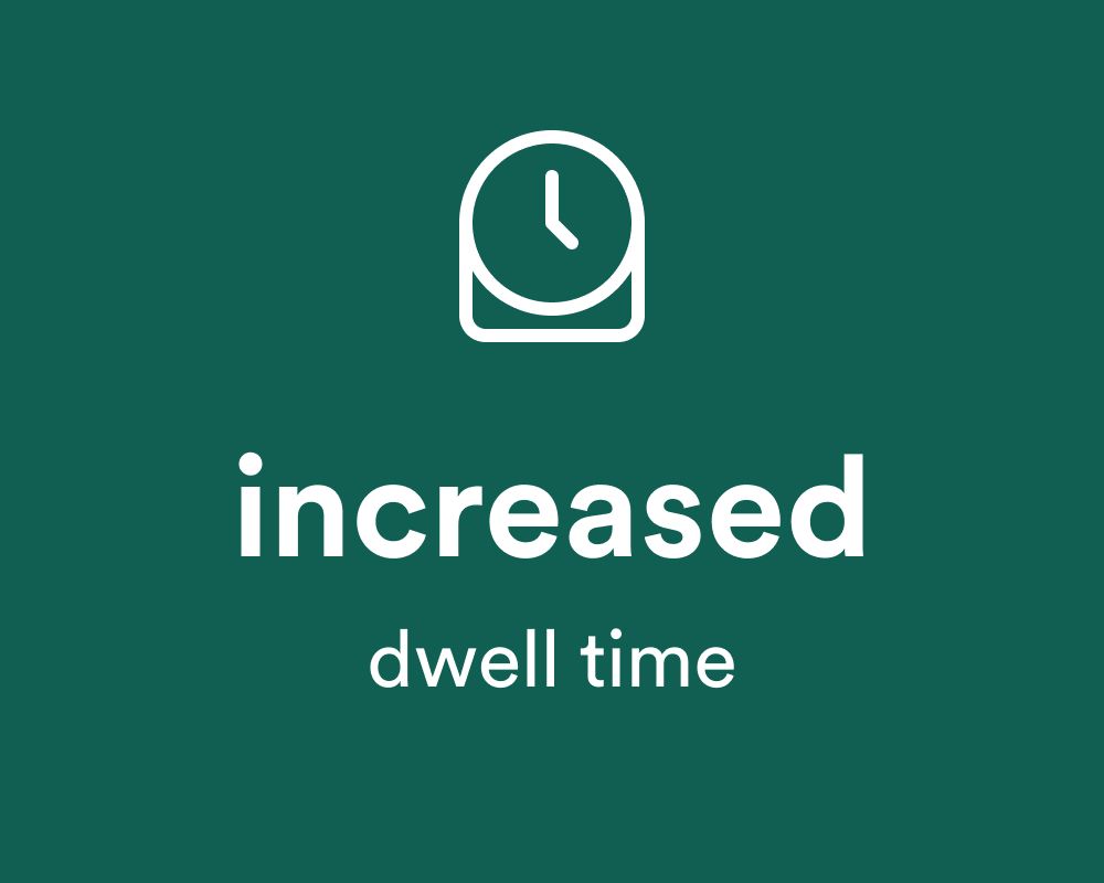 increased dwell time