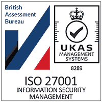 ISO27001 badge