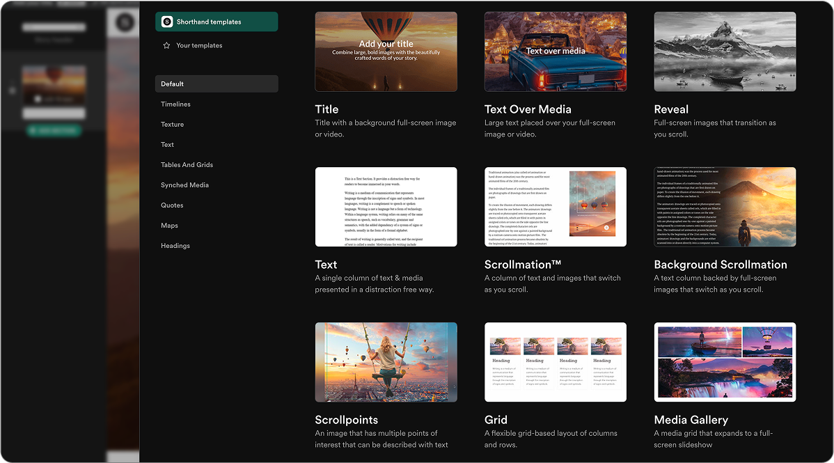 Editor screenshot