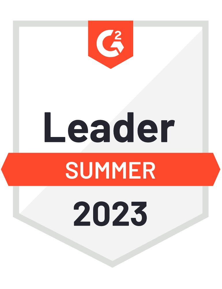 G2 badge — Leader, 2023