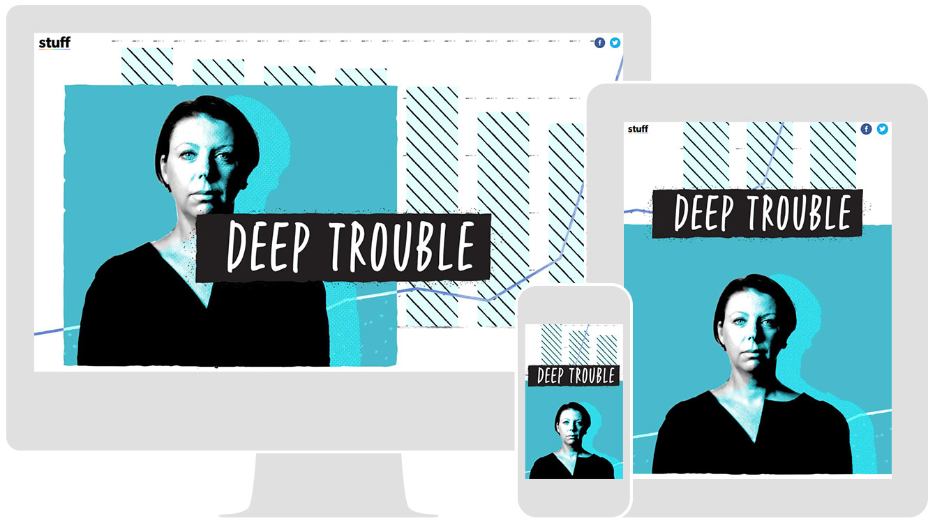 Deep Trouble, by Stuff, renders responsively across all devices