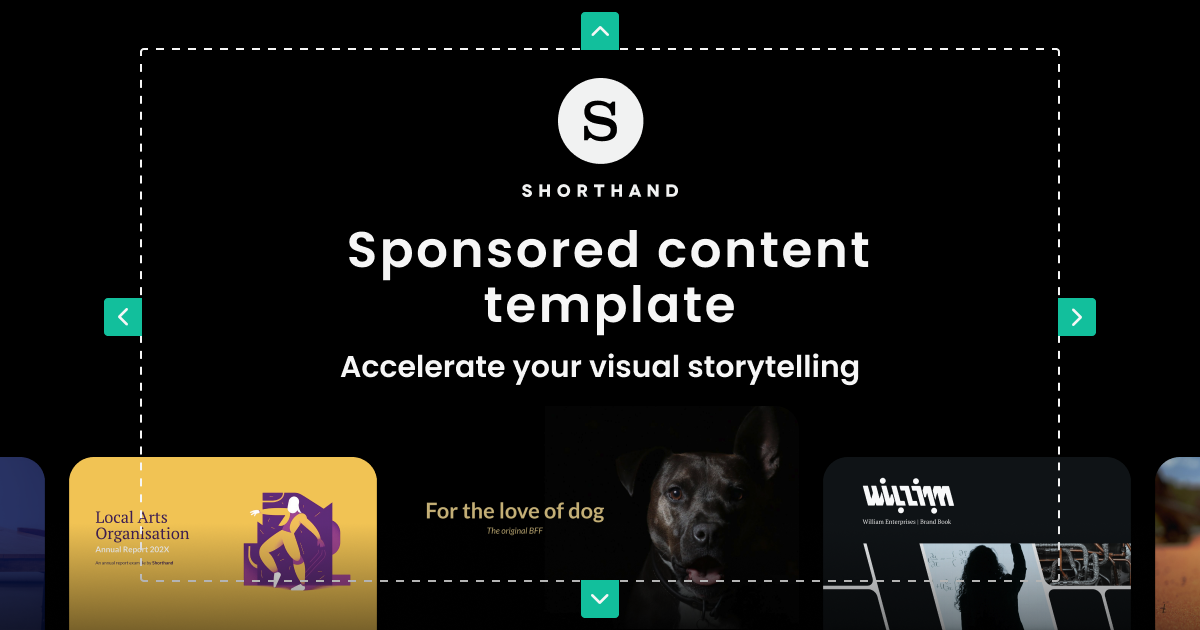 Sponsored content template | Shorthand