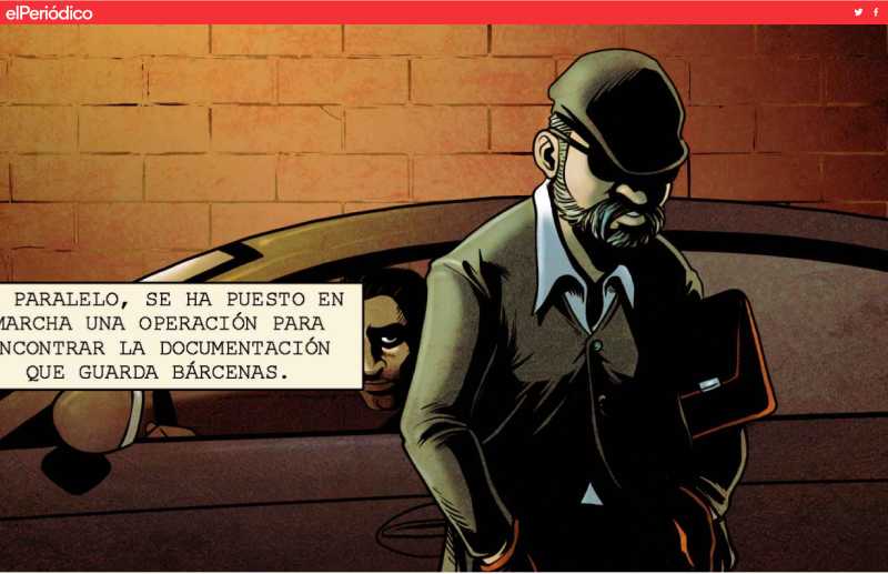 A section from one of El Periódico's stories