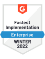 Shorthand is rated as having 'Fastest Implementation' on G2
