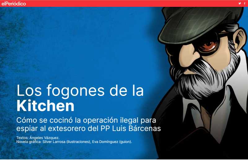 A section from one of El Periódico's stories