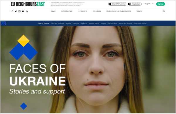 A section from one of EU Neighbours East's stories