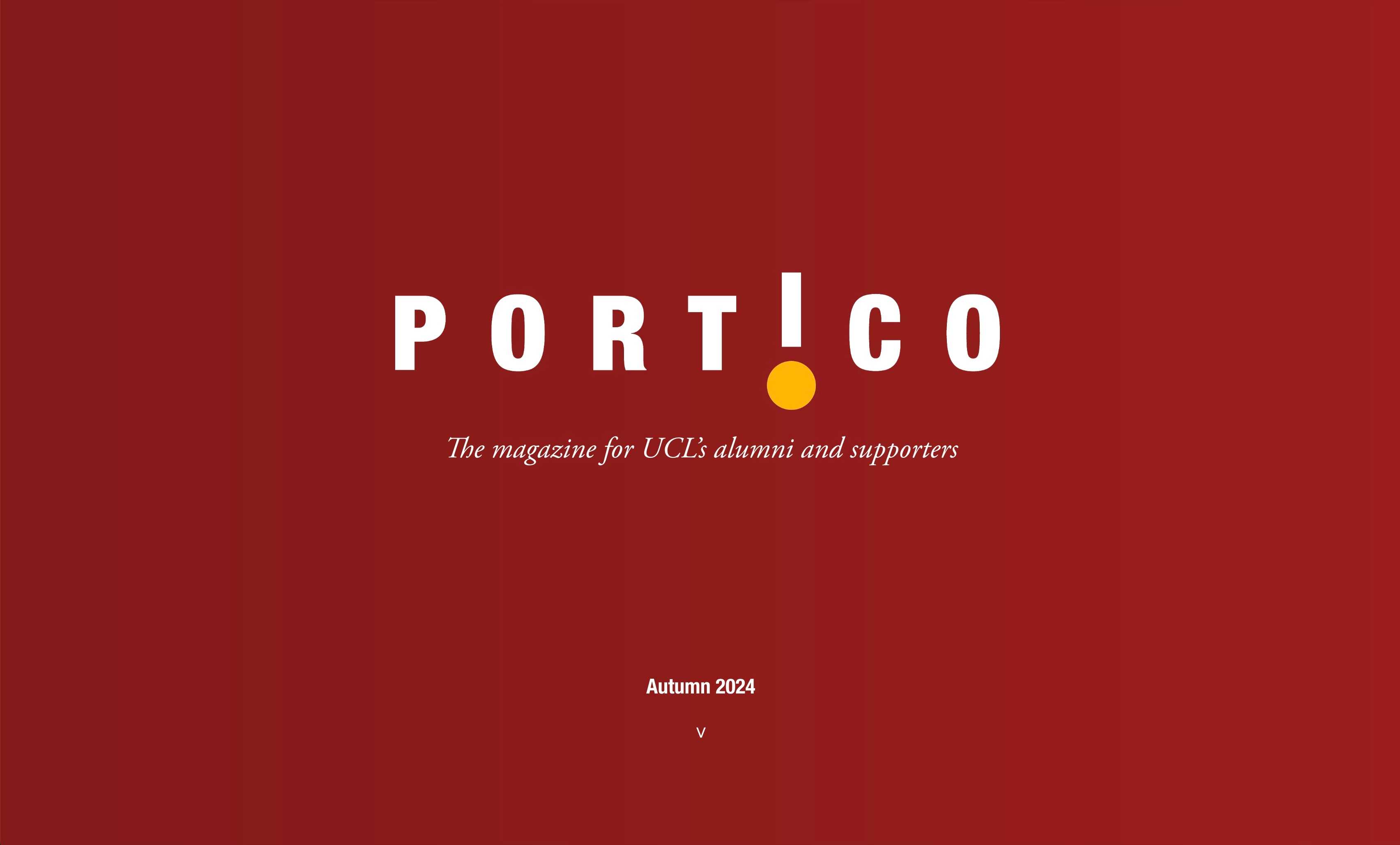 UCL's Portico Magazine