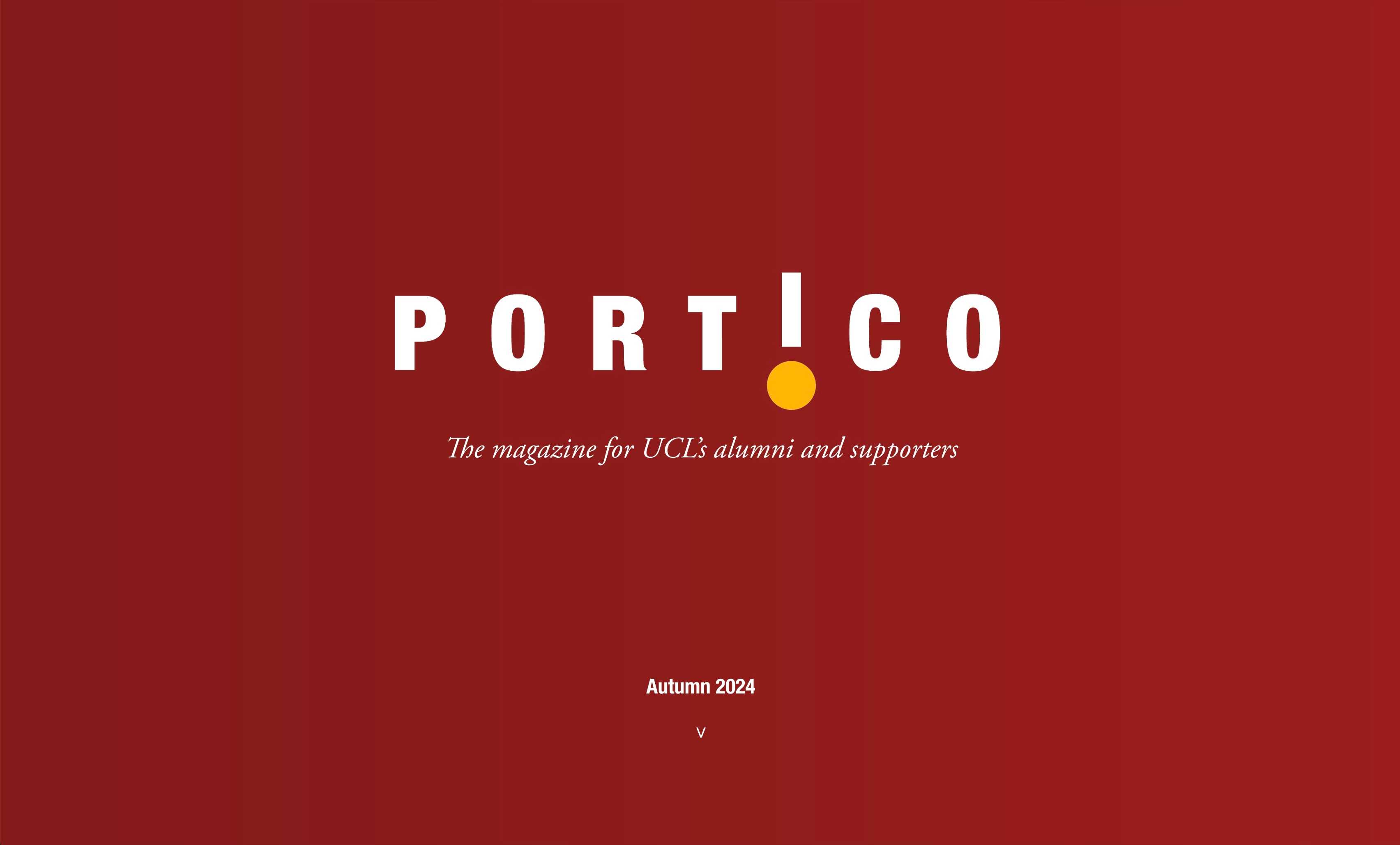 UCL's Portico Magazine