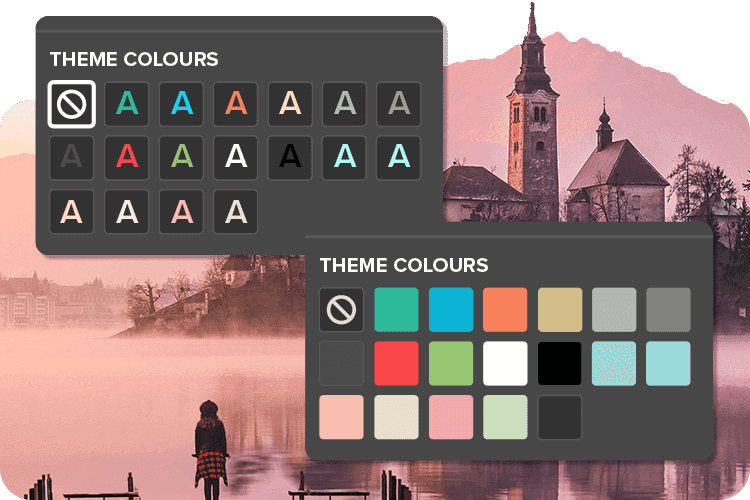 Create content with your brand's colour palette and styles in the Shorthand editor