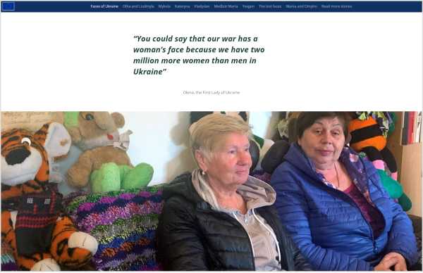 A section from one of EU Neighbours East's stories