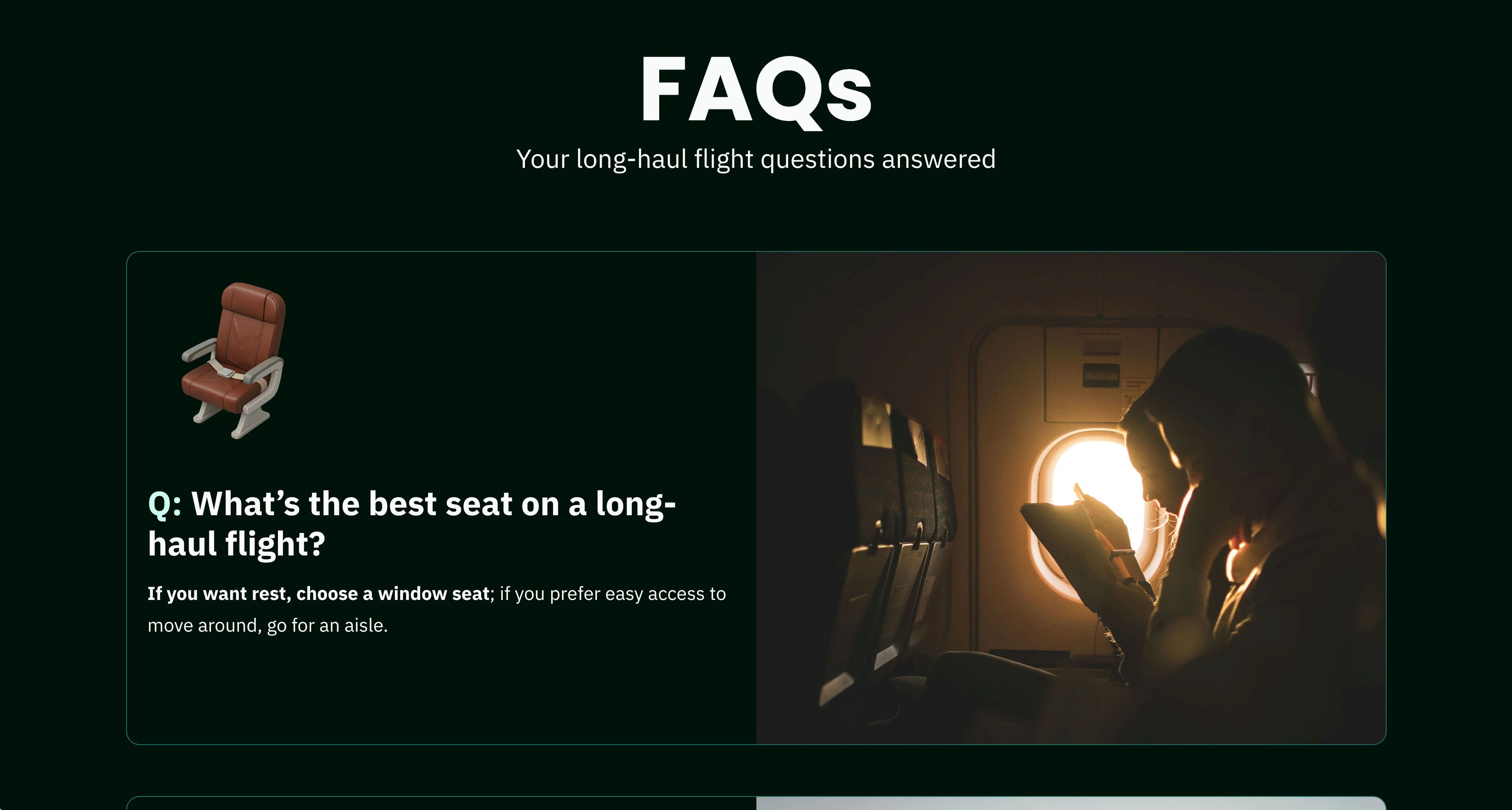 Brand blog FAQ section