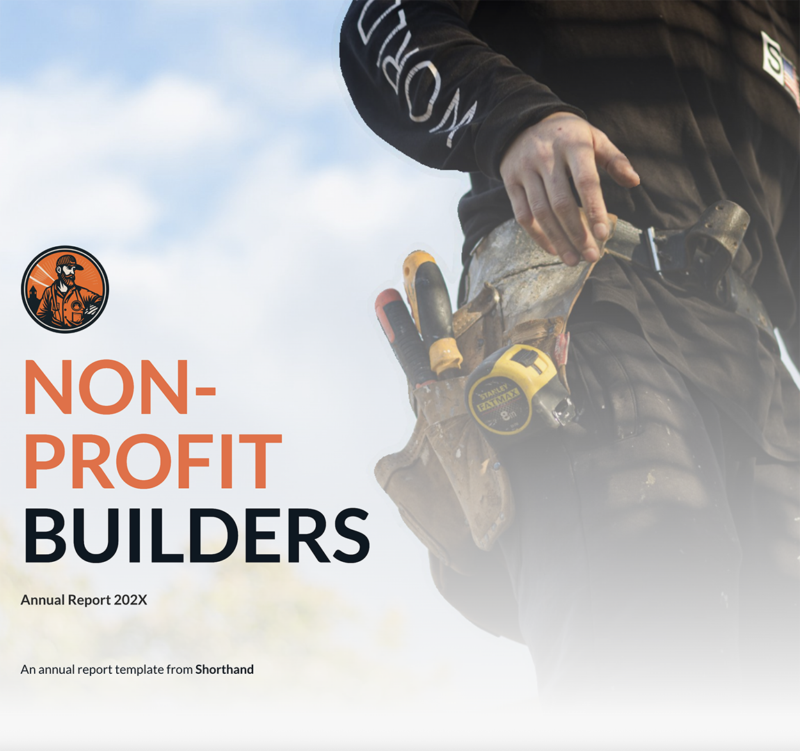 Title image from Non-profit builders template.