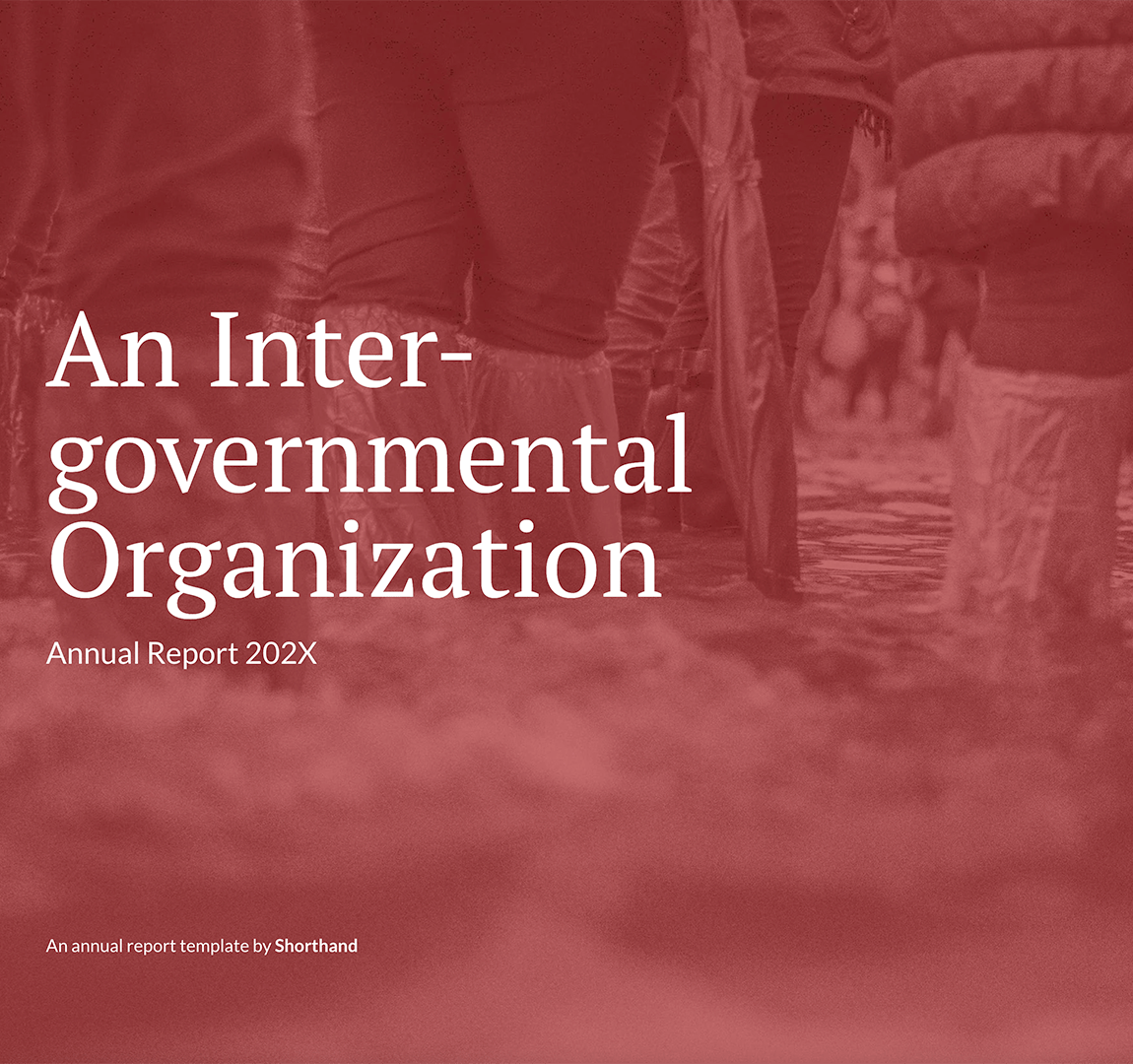 Title image from Shorthand's Inter-governmental Organization template.