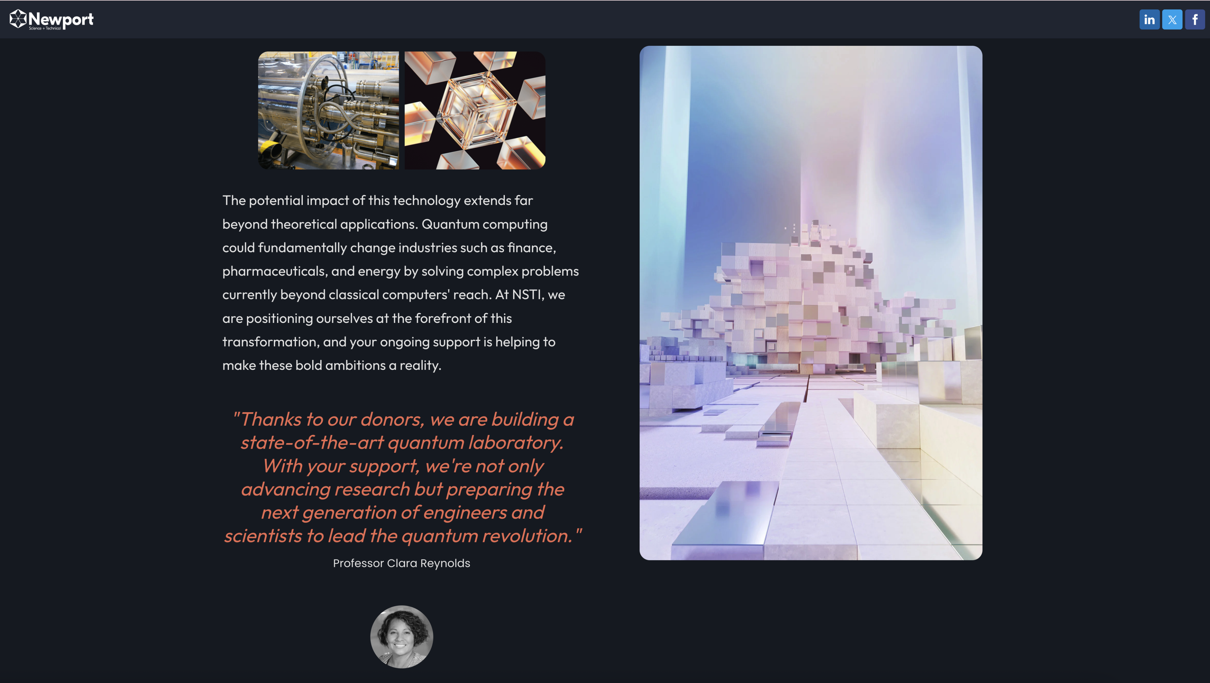 Annual report screenshot