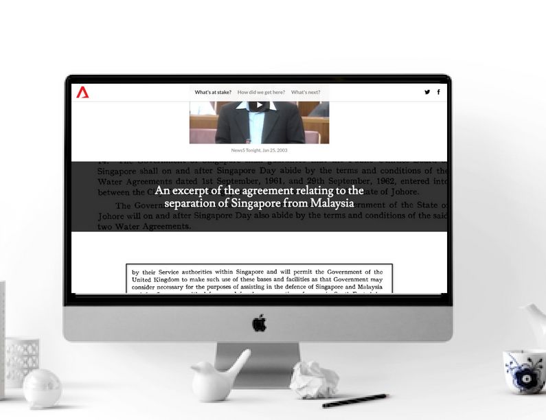 Singapore and Malaysia: The Water Issue, Channel News Asia 