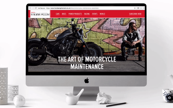 The Art of Motorcycle Maintenance, Honda 