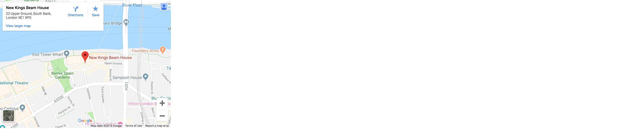 Image showing an unresponsive Google map in a Shorthand story 