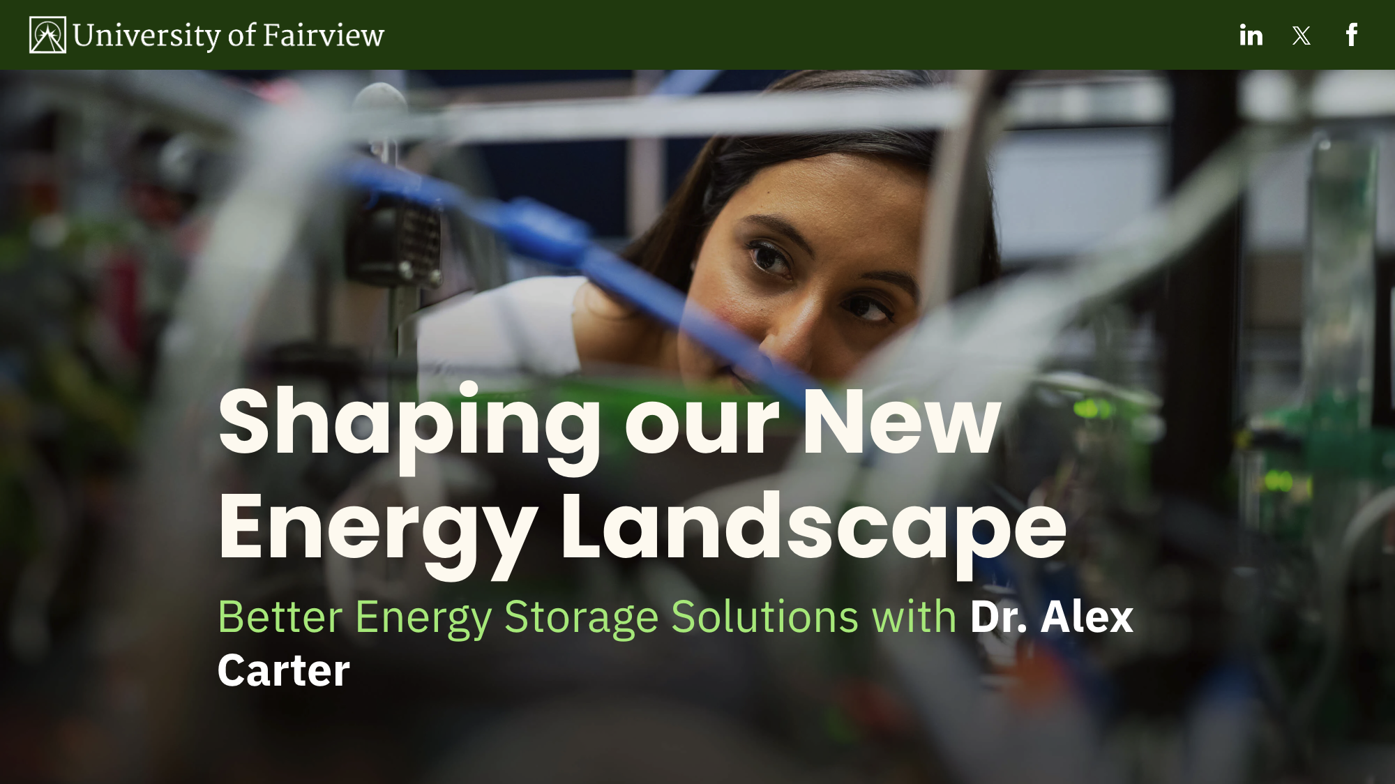 Academic profile template