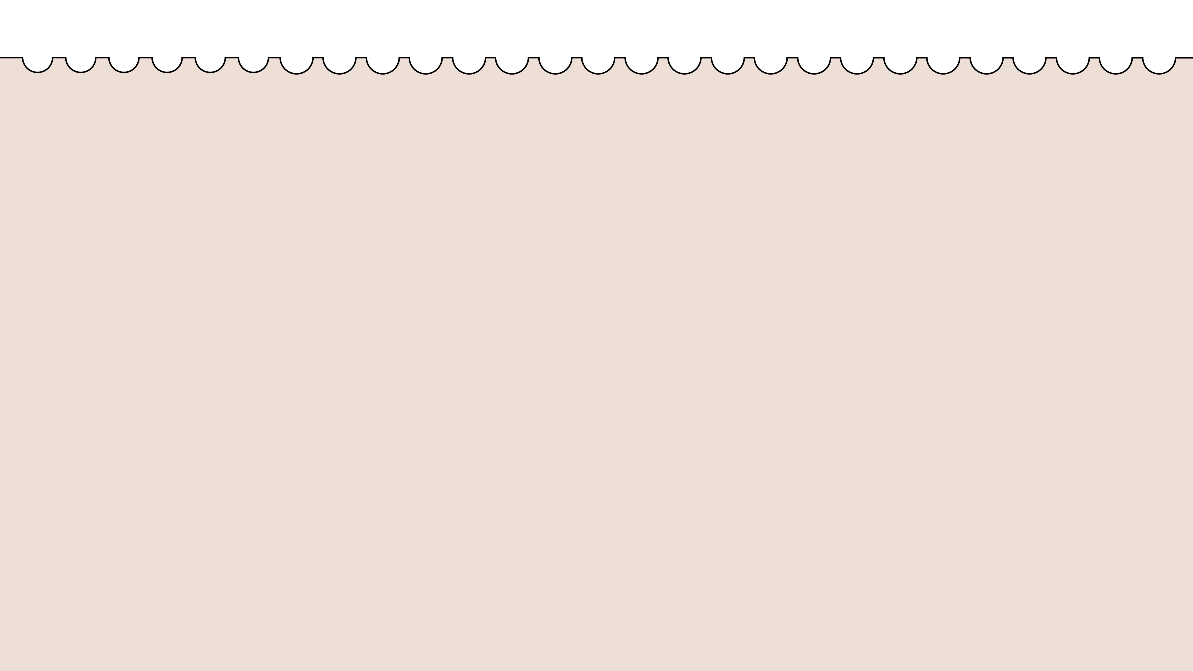 The top of a torn off piece of paper.