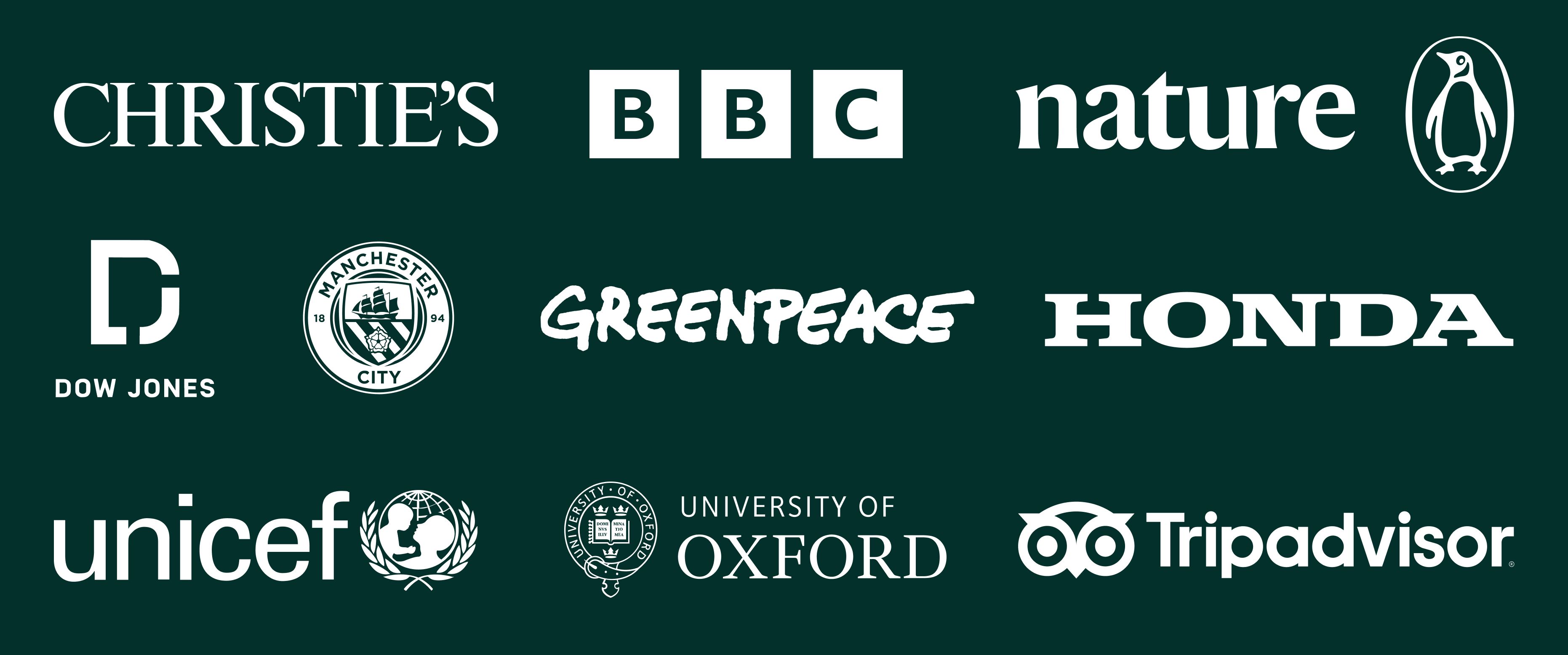 A selection of brand logos.
