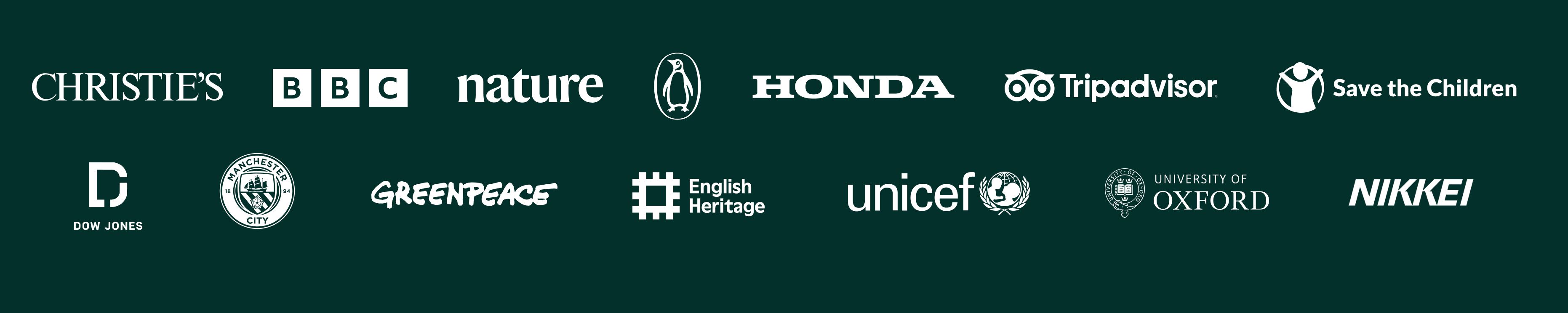 A selection of brand logos.