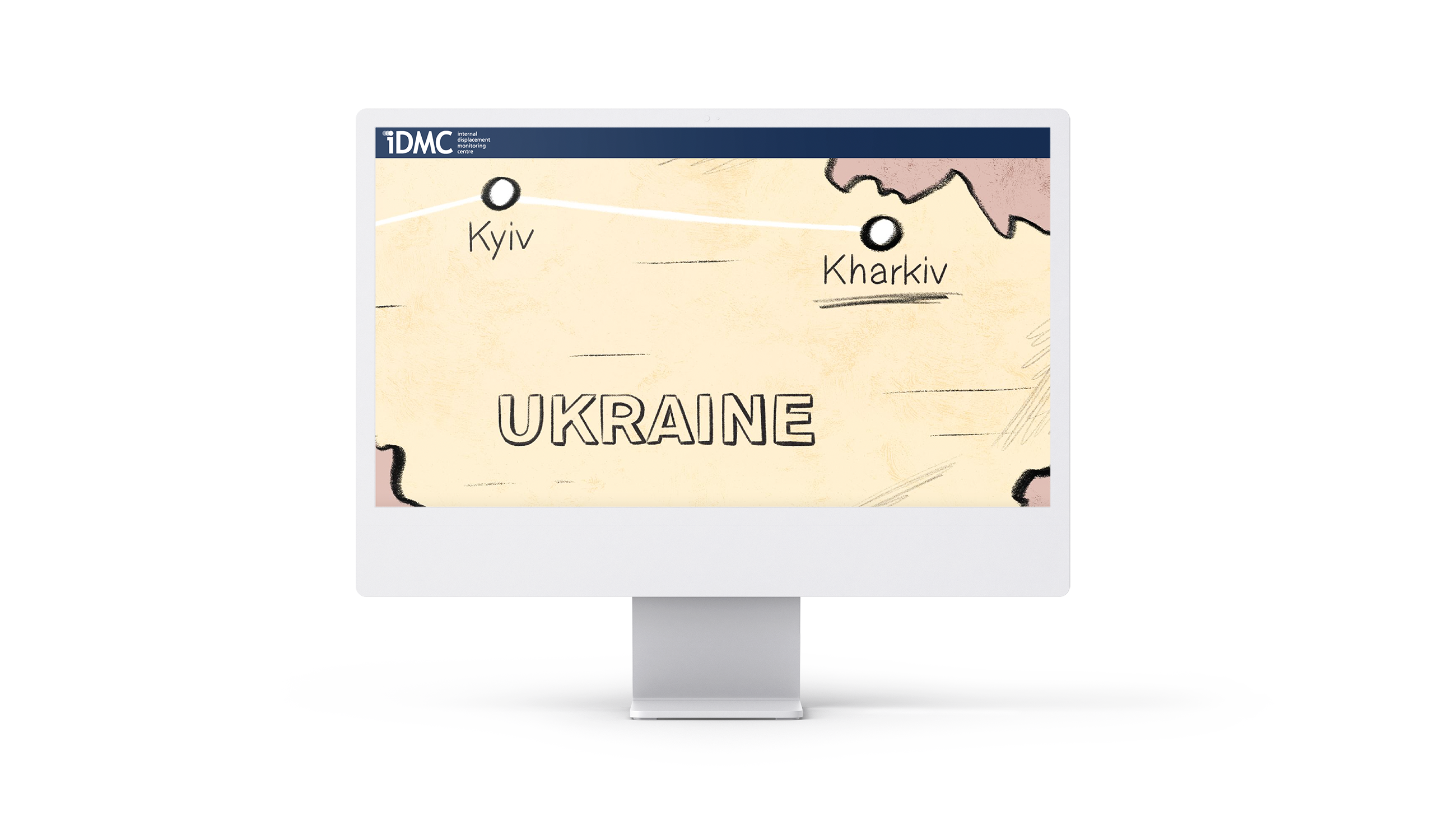 Image from scrollytelling example story by iDMC