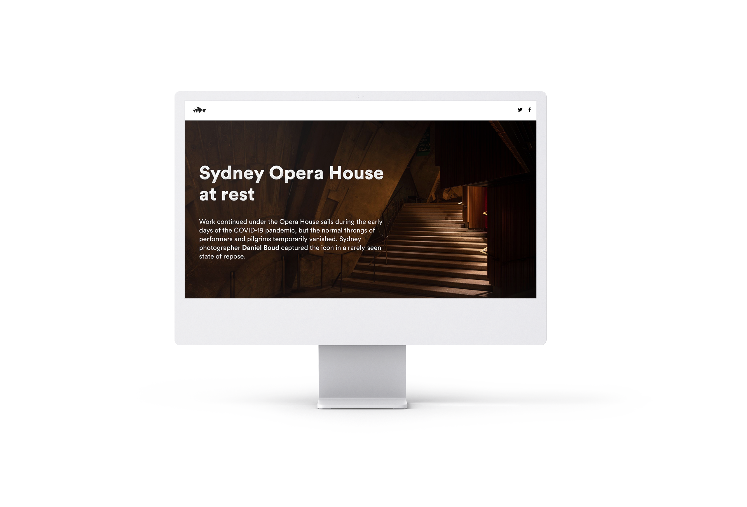 Image from scrollytelling example story by the Sydney Opera House.