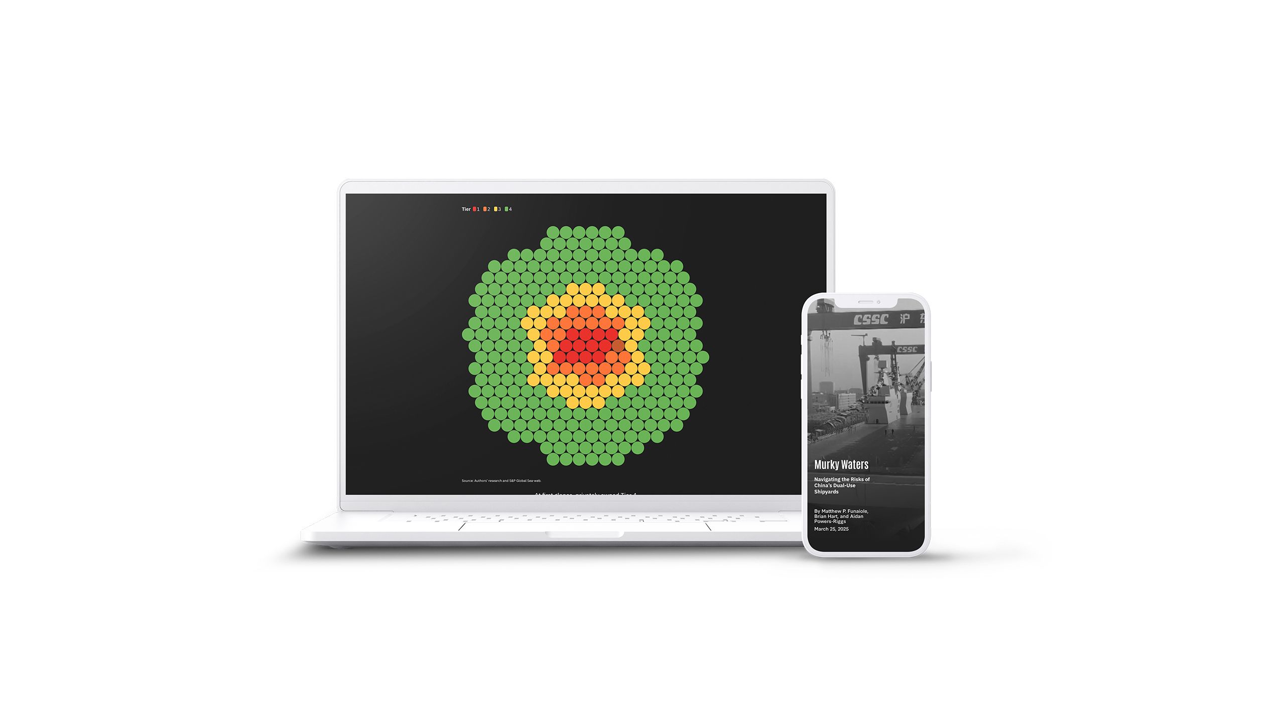 Screenshot from Murky Waters data story 