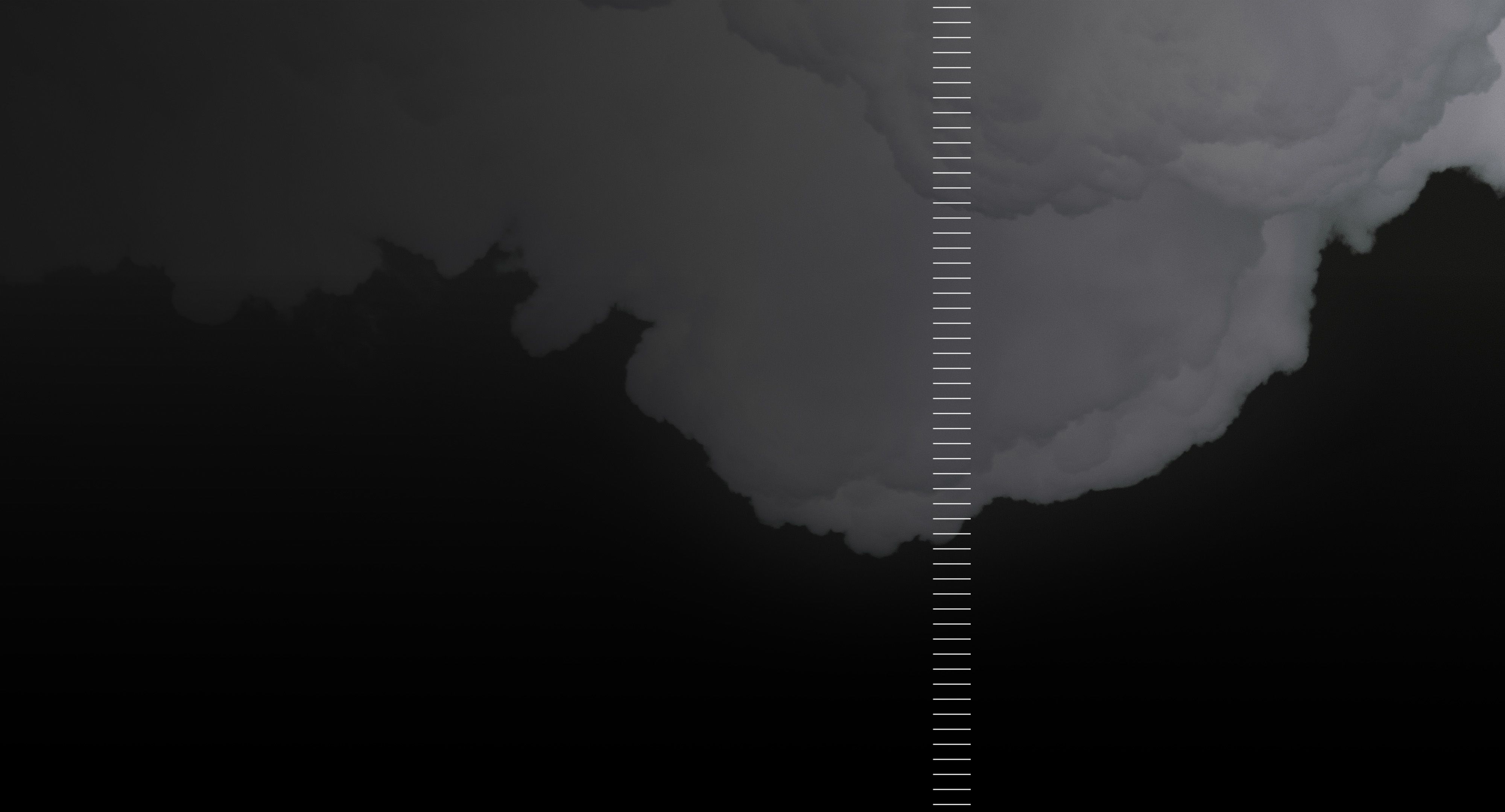 Snow on a black background.