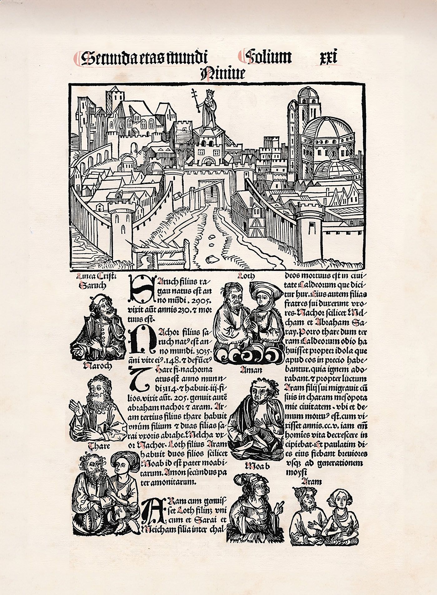 A page from the Nuremberg Chronicle 1497