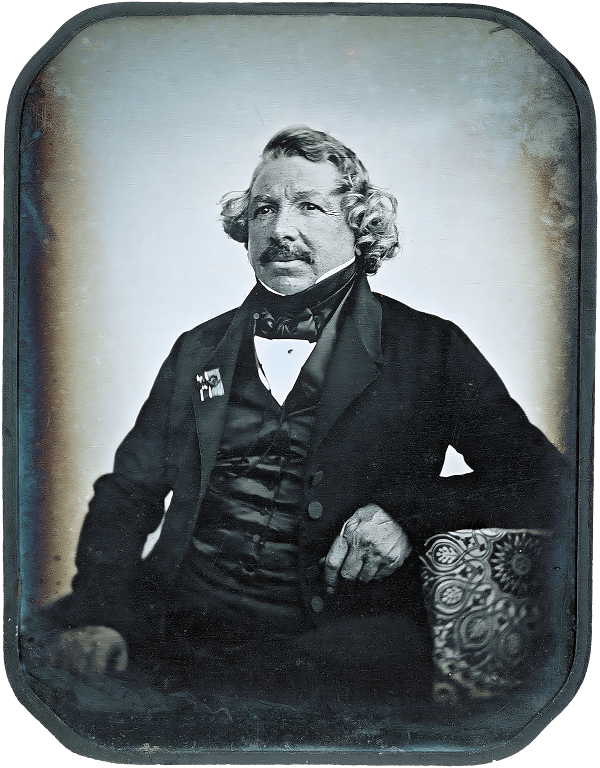 Daguerreotype of Louis Daguerre in 1844 by Jean-Baptiste Sabatier-Blot