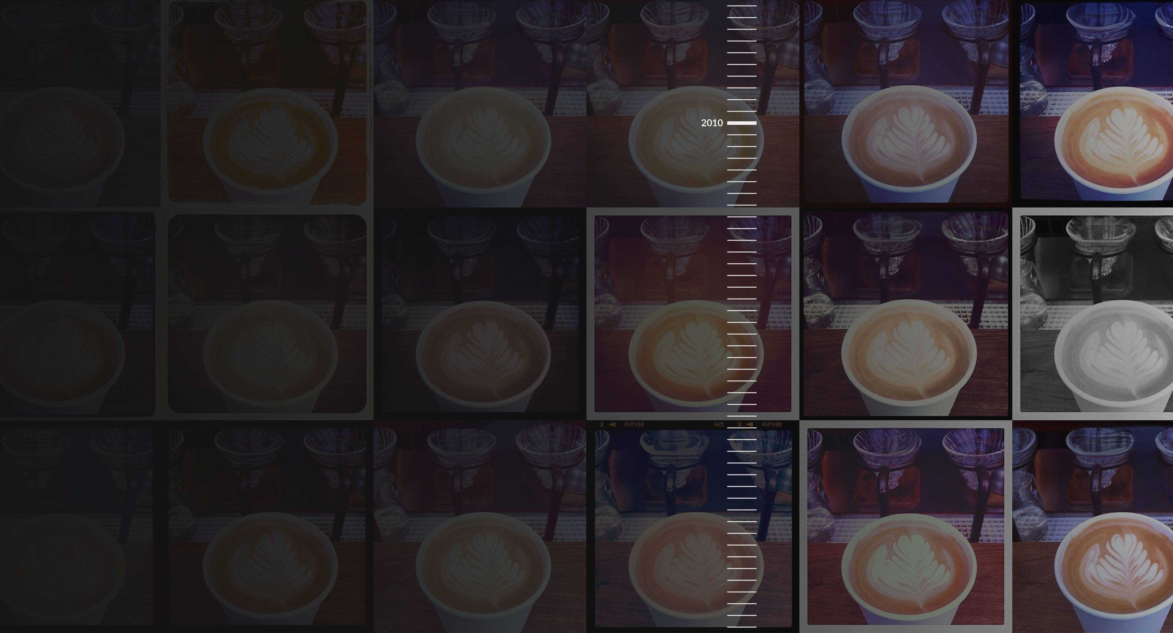 A cup of coffee with latté art on top.
