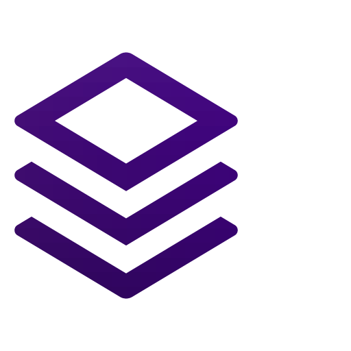 Purple icon showing a vertical stack of squares.