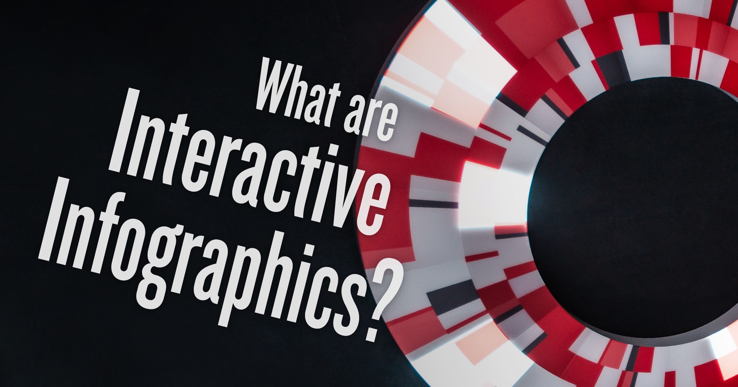 What are interactive infographics?