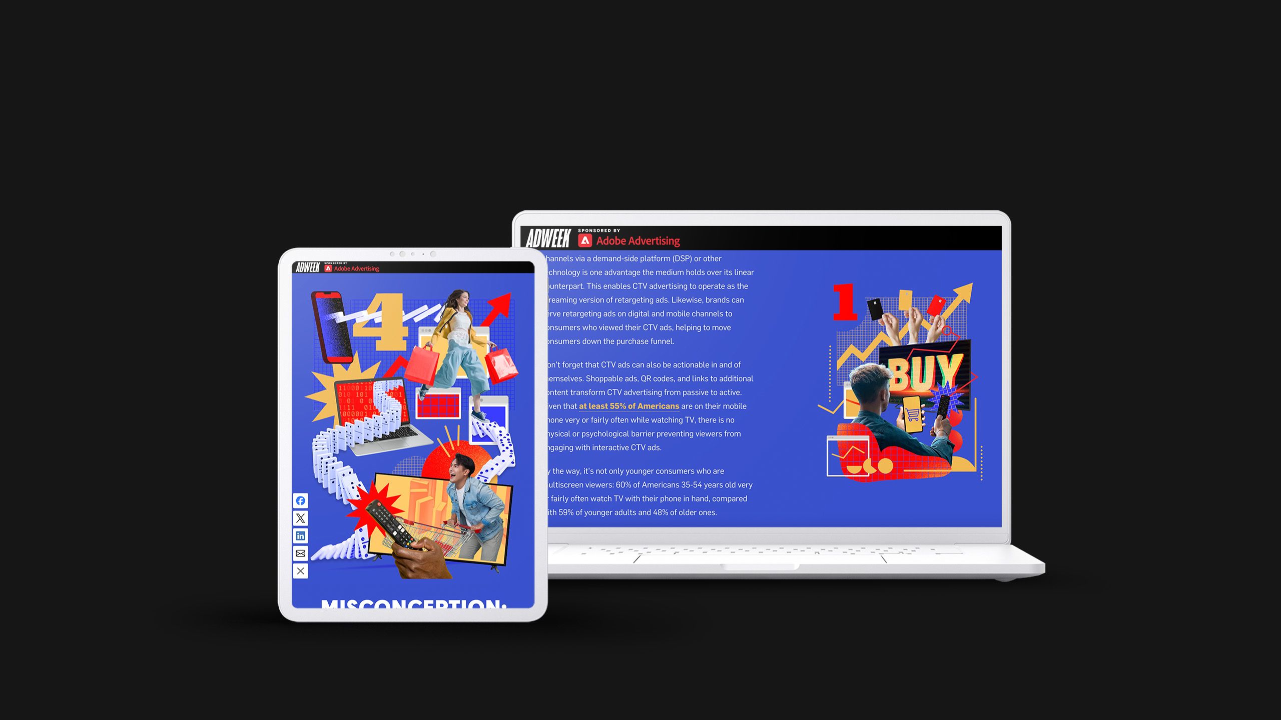 Listicle example from Adweek and Adobe Advertising