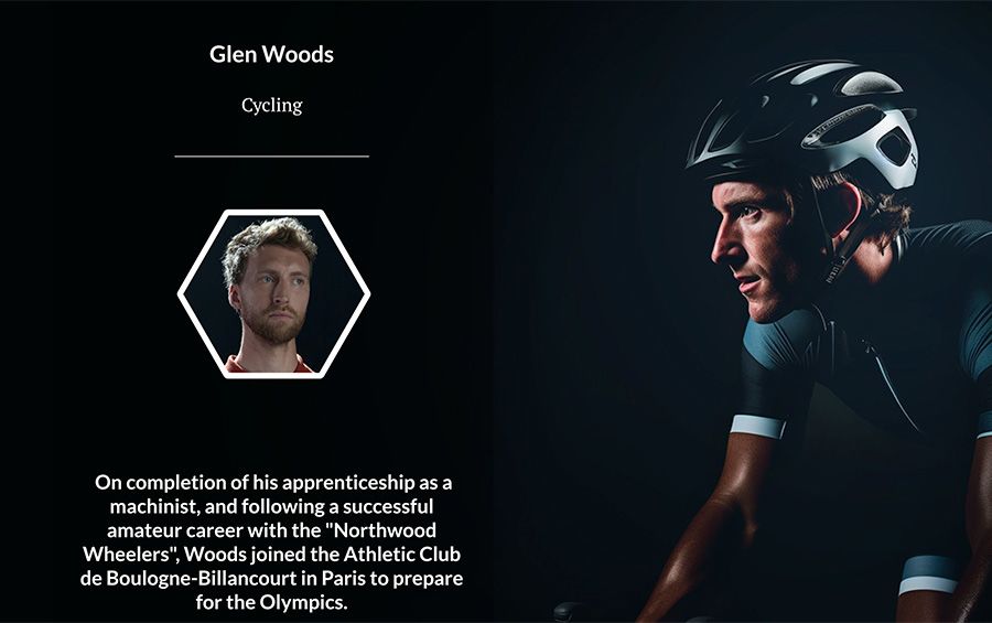 Portrait of cyclist male with helmet