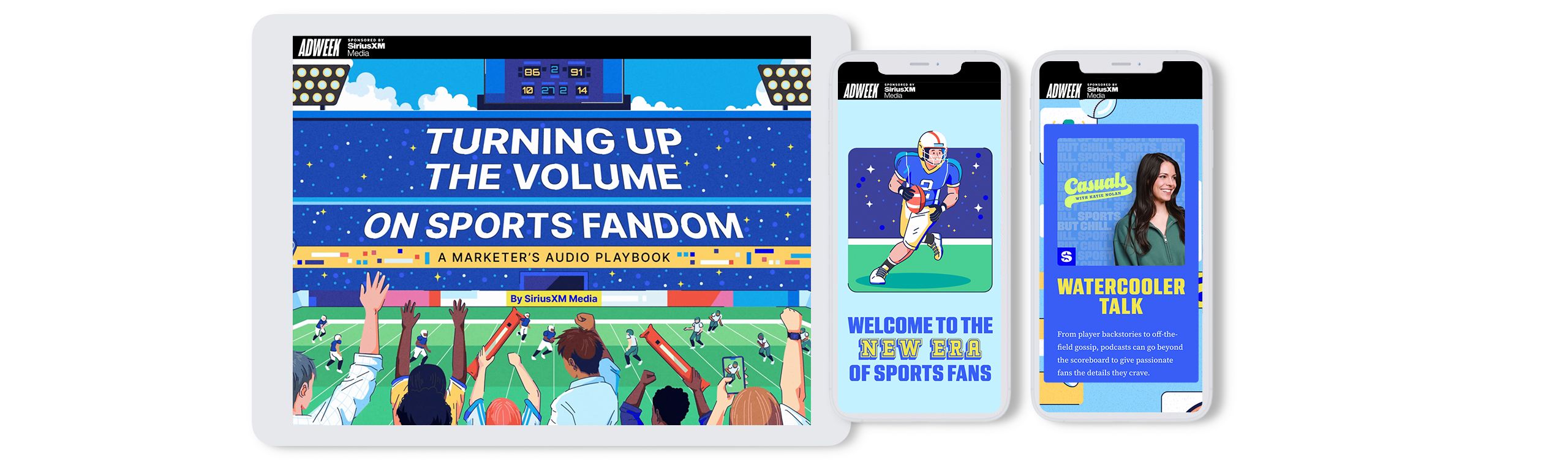 Screenshot of a native advertisement from SiriusXM