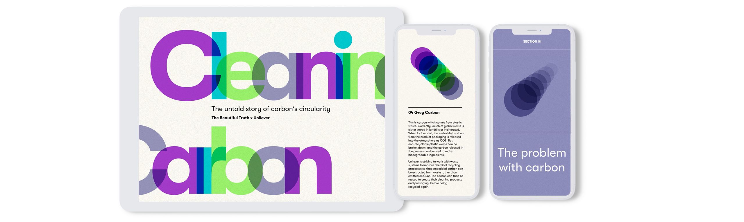 Screenshot of a native advertisement from Unilever