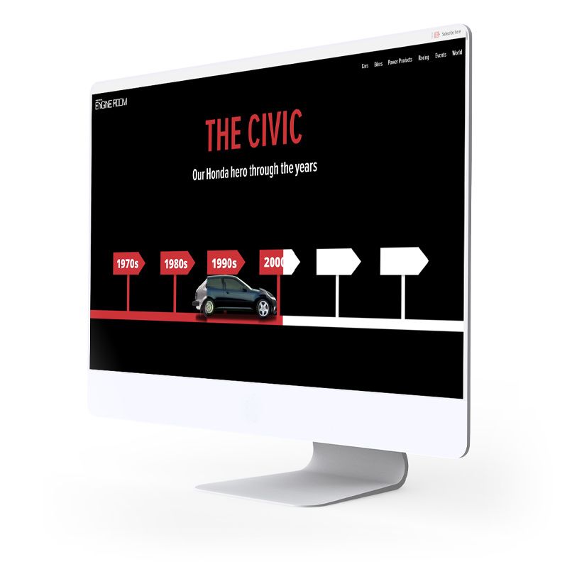 Image of Honda driving on timeline