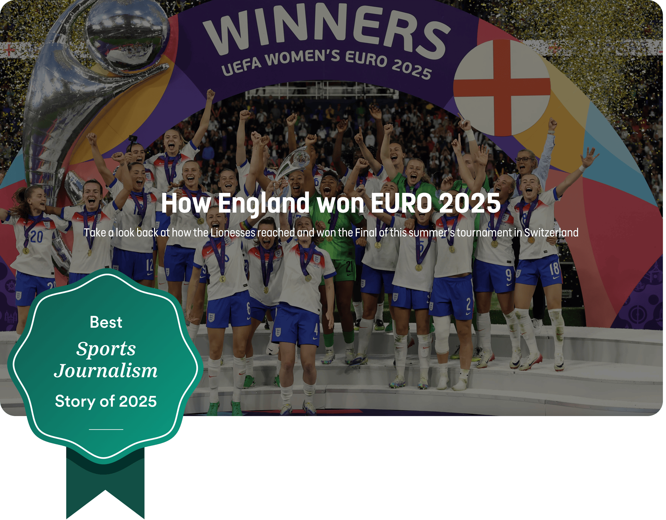 Screenshot of the best Sports Journalism Story of 2025