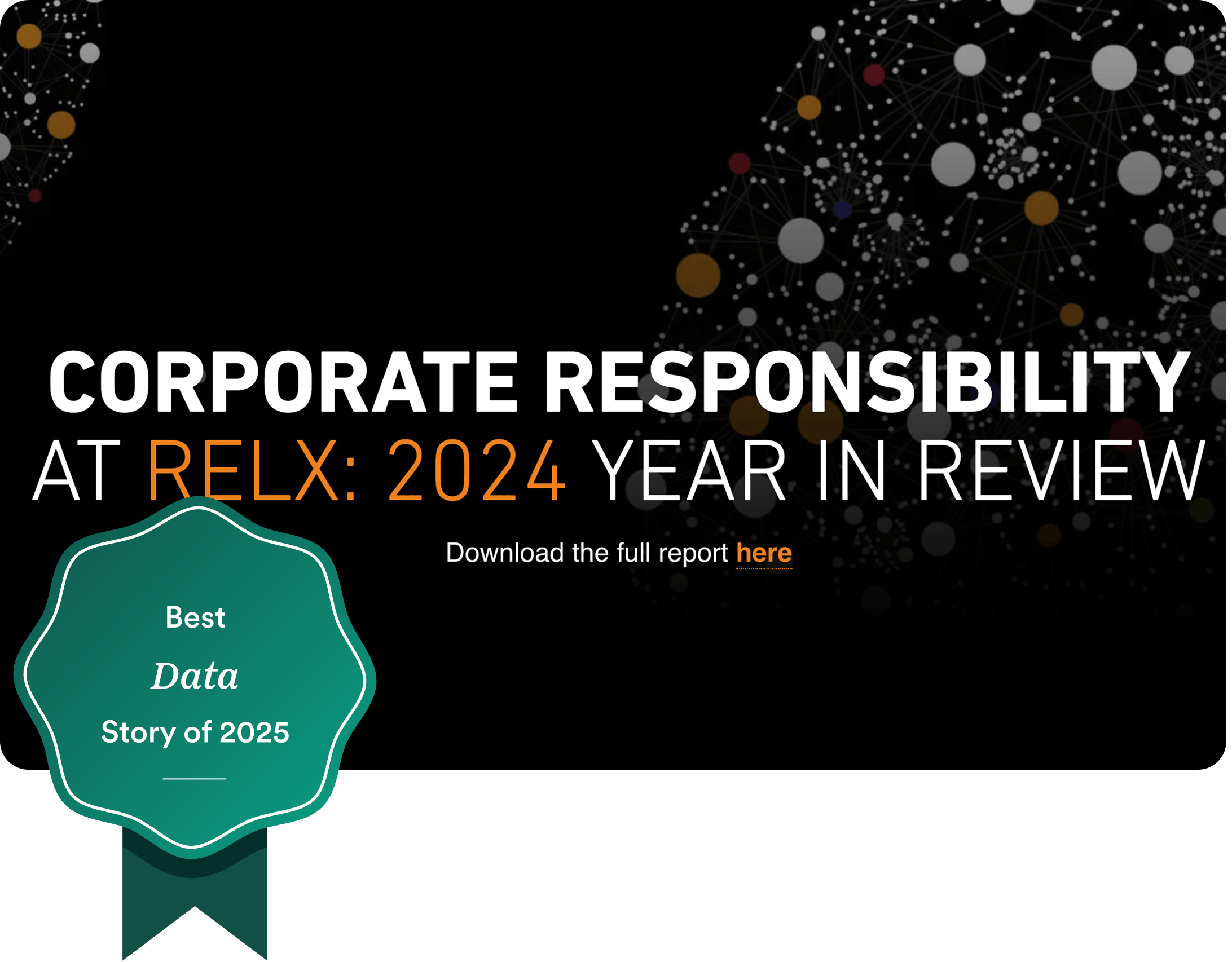 Screenshot of Best Data Story of 2025