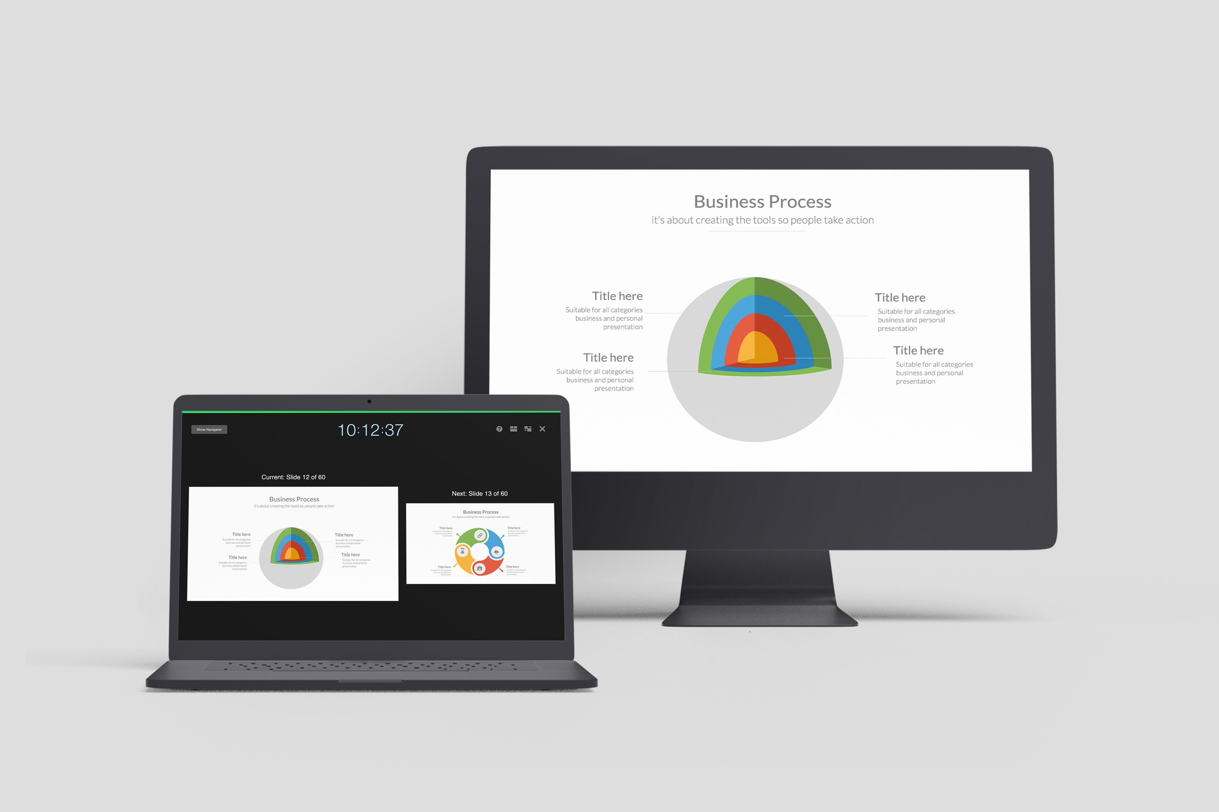 Screenshot of pitch deck tool Keynote