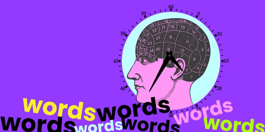 Diagram of a brain photoshopped onto a clock.