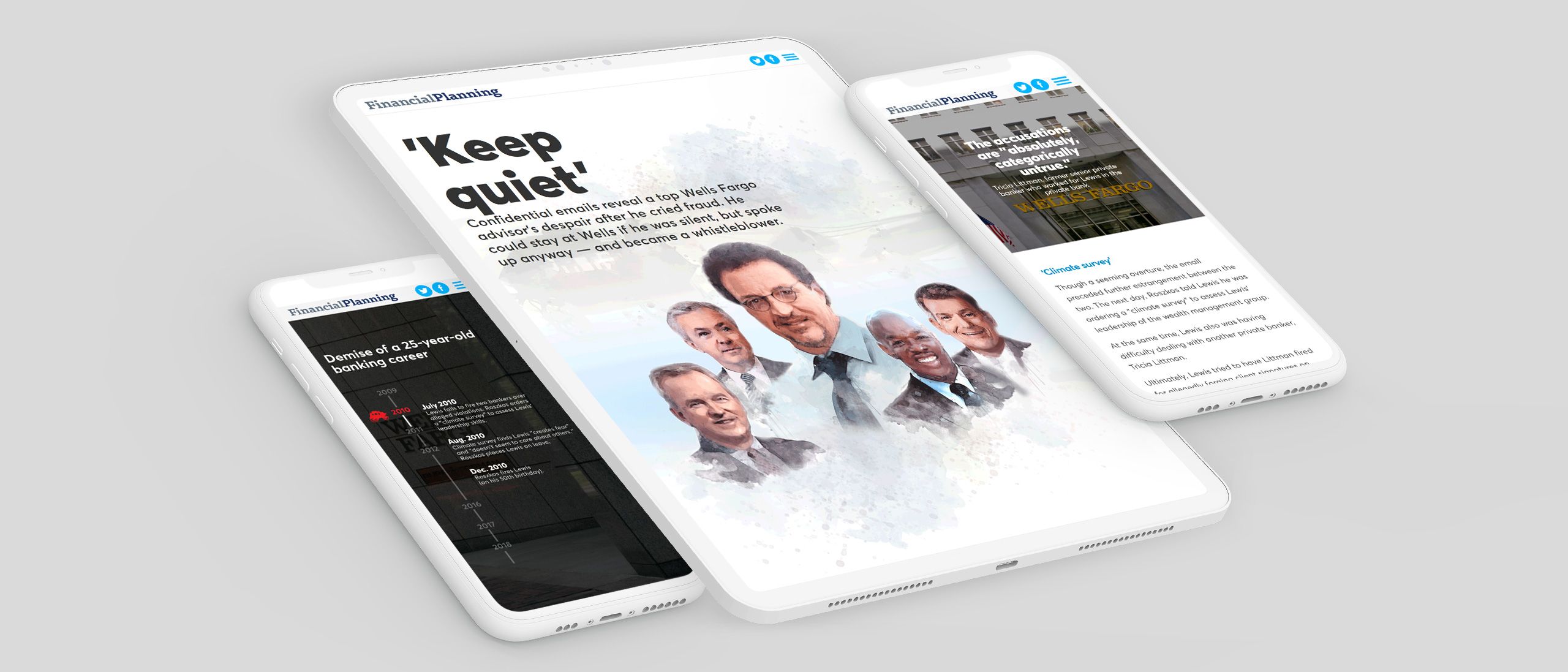 Images from the Financial Planning story "Keep Quiet".