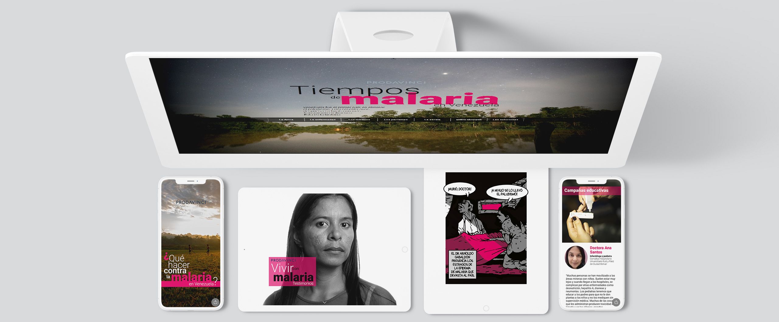 A range of screen shots from the Prodavinci series.
